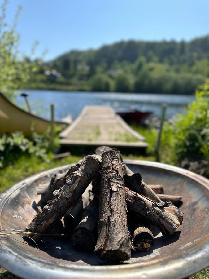Glamping On Idyllic Lake, Paddle Boards & Rowboat 포르스그룬 외부 사진