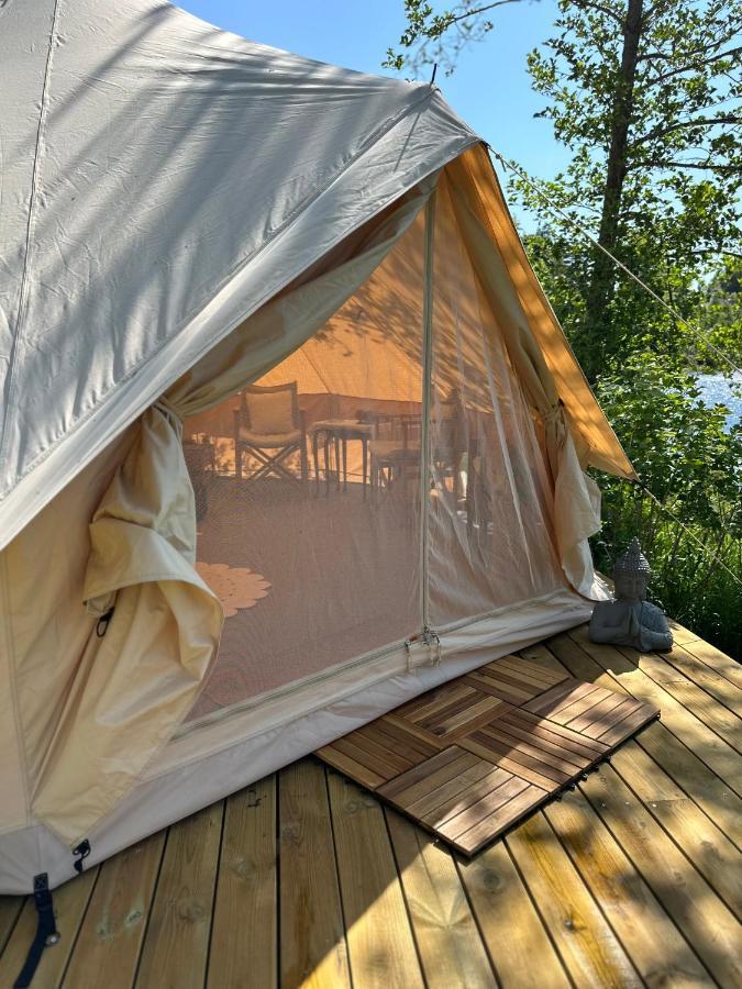 Glamping On Idyllic Lake, Paddle Boards & Rowboat 포르스그룬 외부 사진