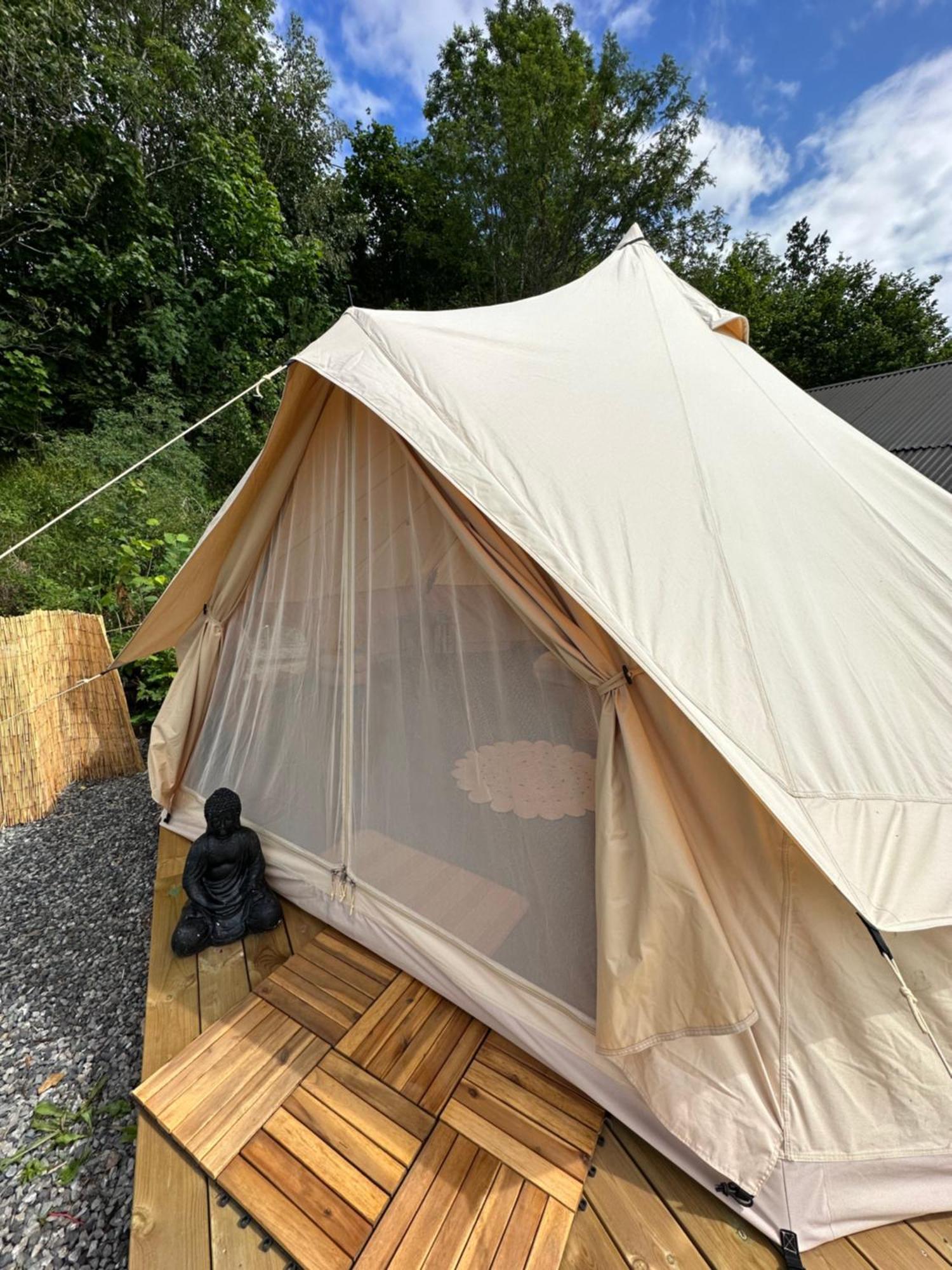 Glamping On Idyllic Lake, Paddle Boards & Rowboat 포르스그룬 외부 사진