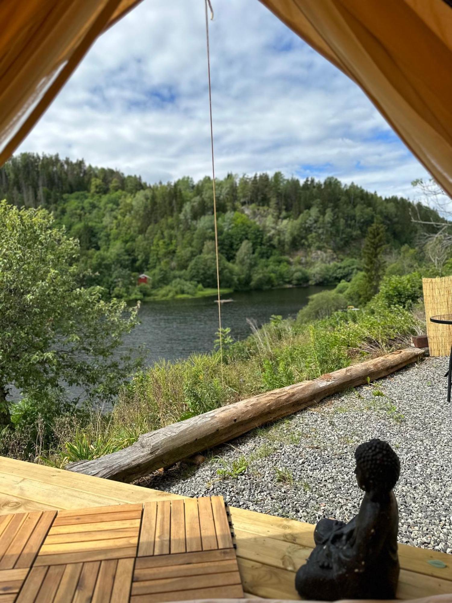 Glamping On Idyllic Lake, Paddle Boards & Rowboat 포르스그룬 외부 사진